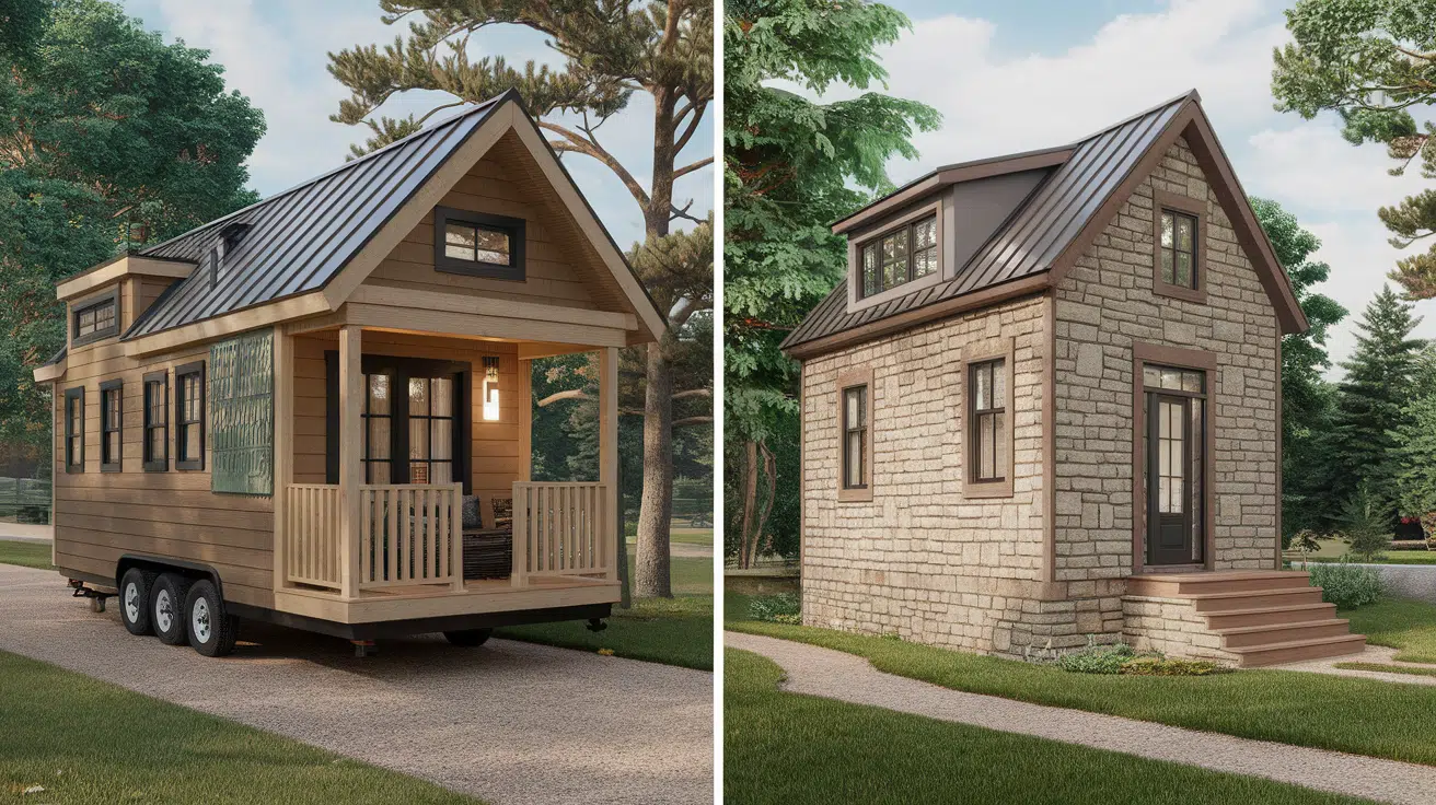 tiny house on wheels vs on foundation