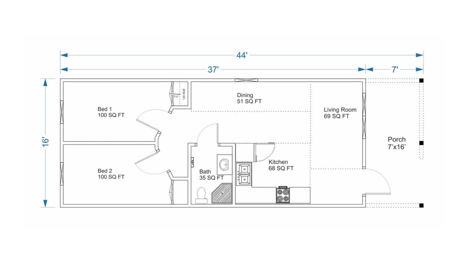 16 Tiny House Floor Plans & Ideas for Every Lifestyle - Jack Cooper