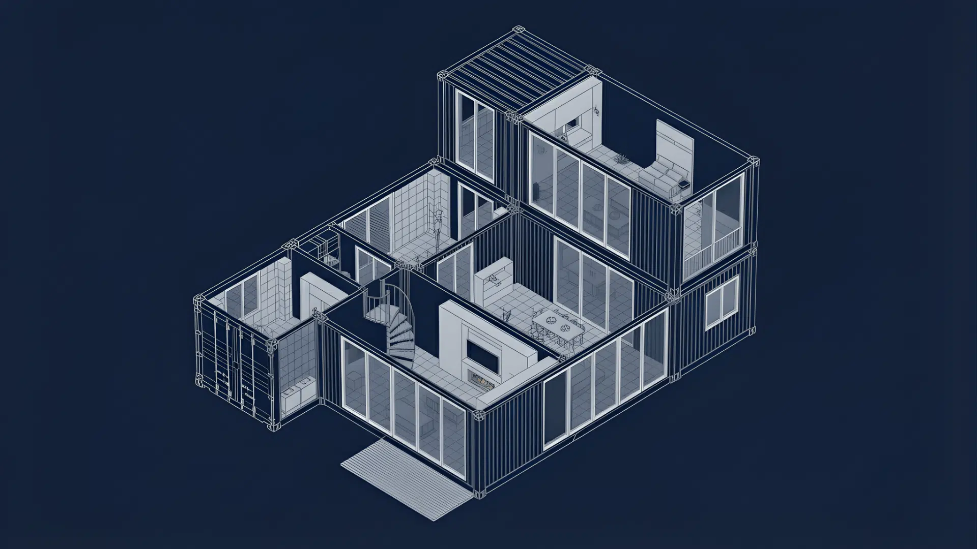 two level forty ft layout
