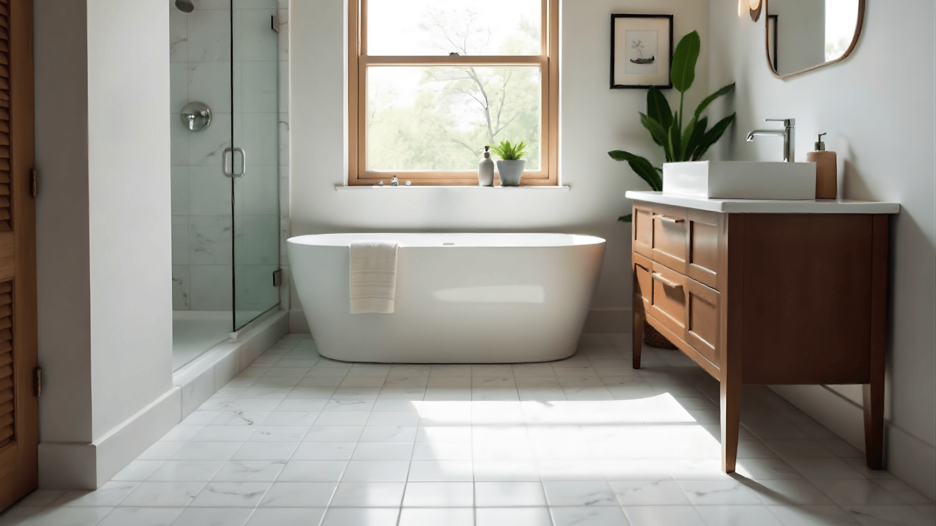 use peel and stick floor or wall tiles