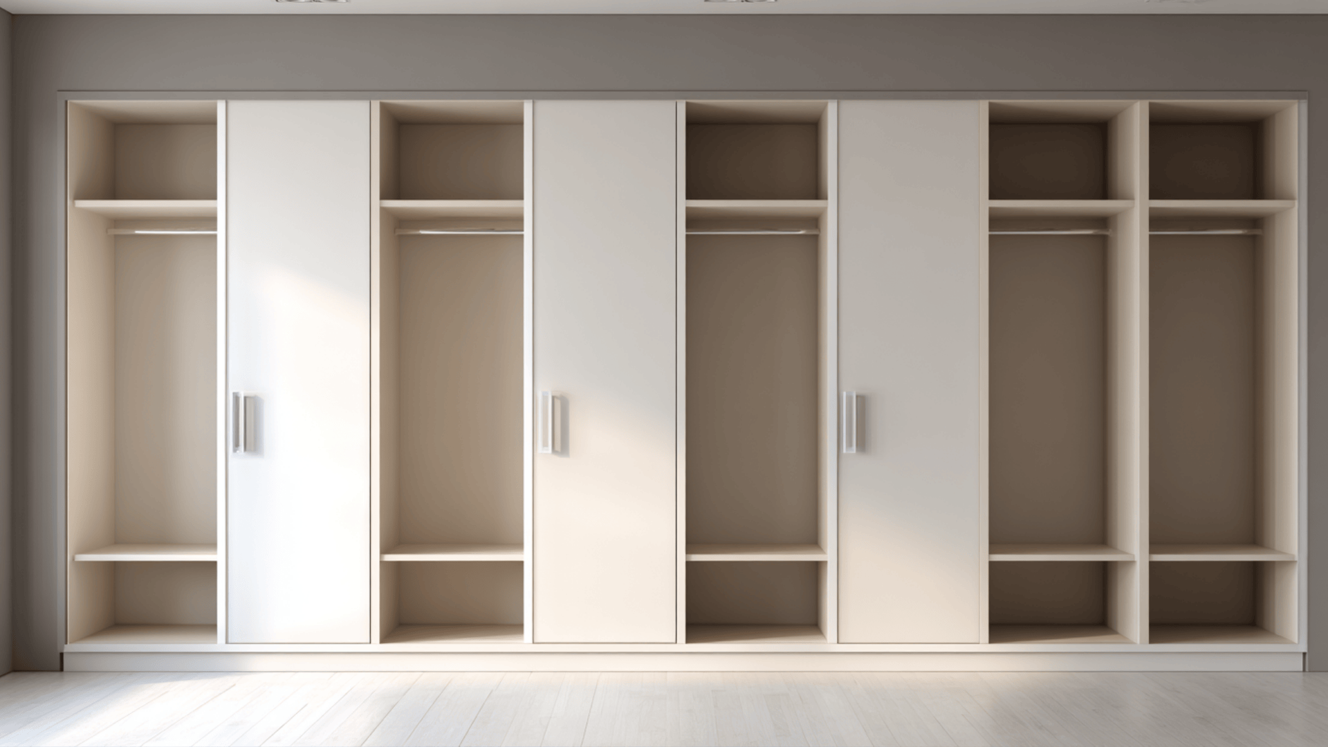 wardrobe wall layout