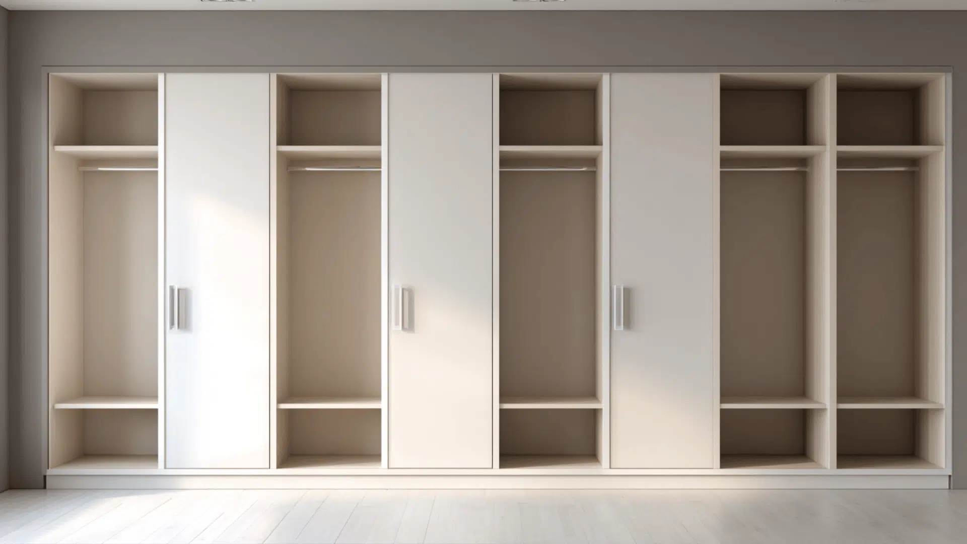 wardrobe wall layout