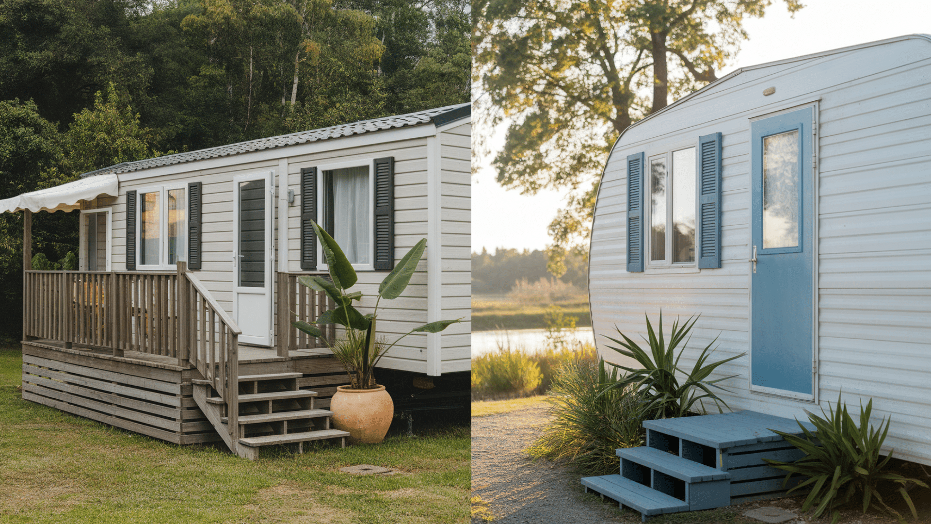 what its like to live in a mobile home vs a trailer