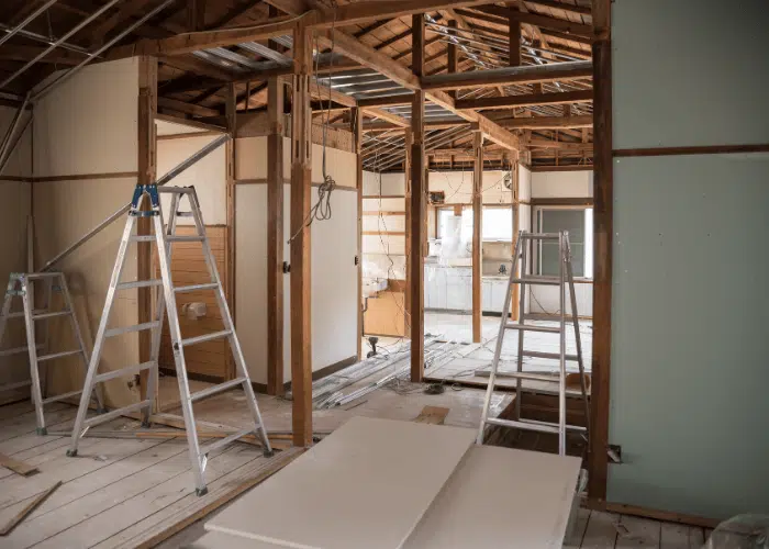 House renovation work in progress