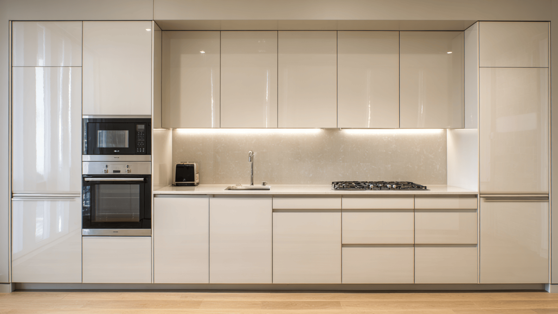 ceiling height cabinets with no gaps