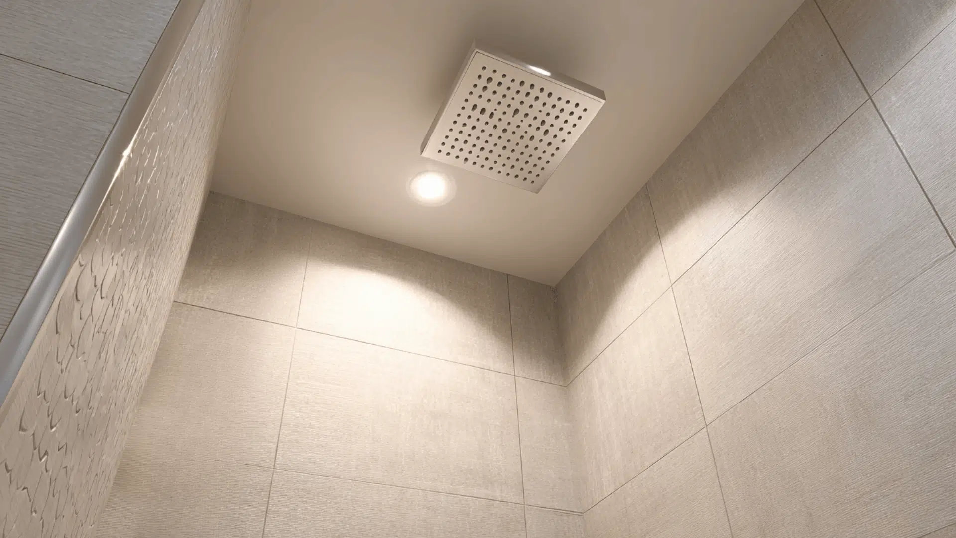 ceiling mounted rain shower head