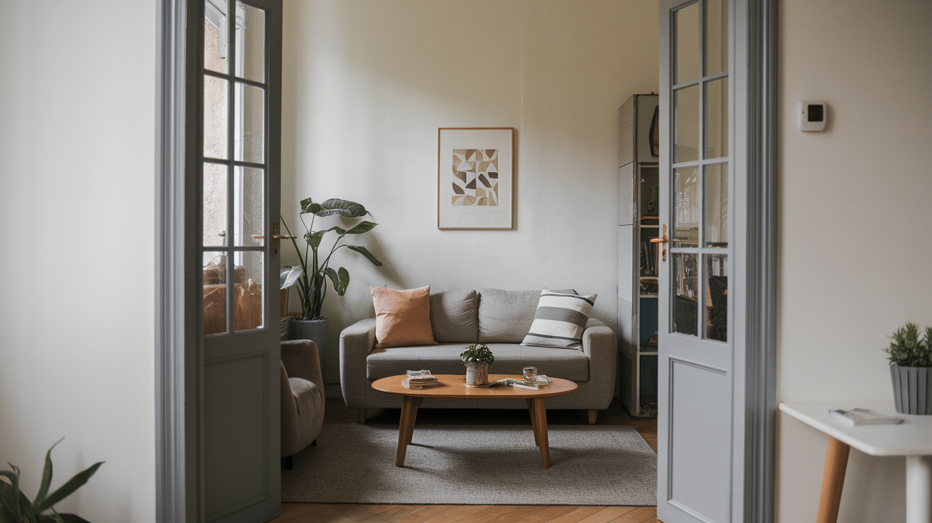 clear doorway space how to decorate a small living room