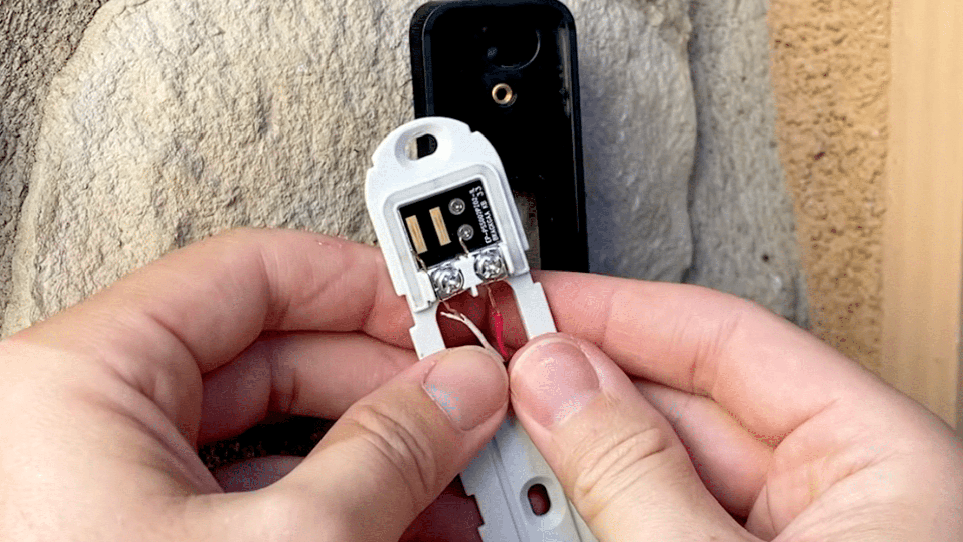 connect the doorbell wires