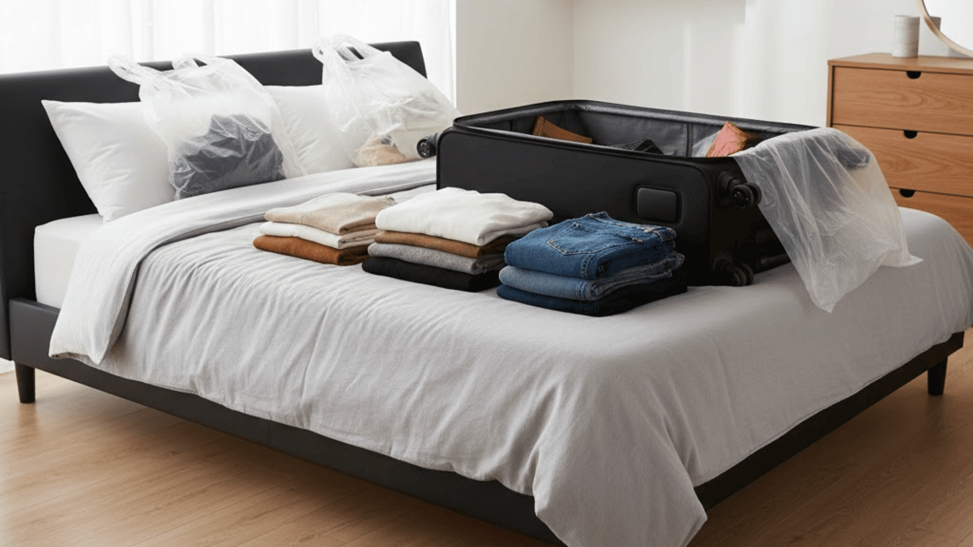 guide for packing clothes fast for a move