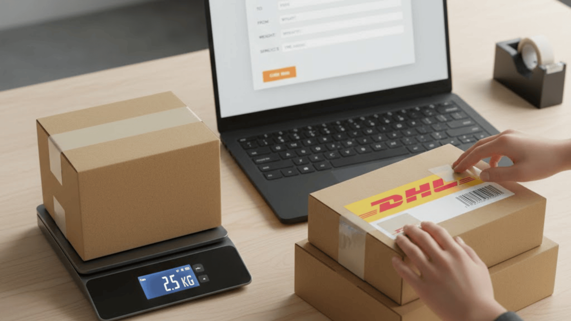 how to ship with dhl smart mail parcel plus expedited