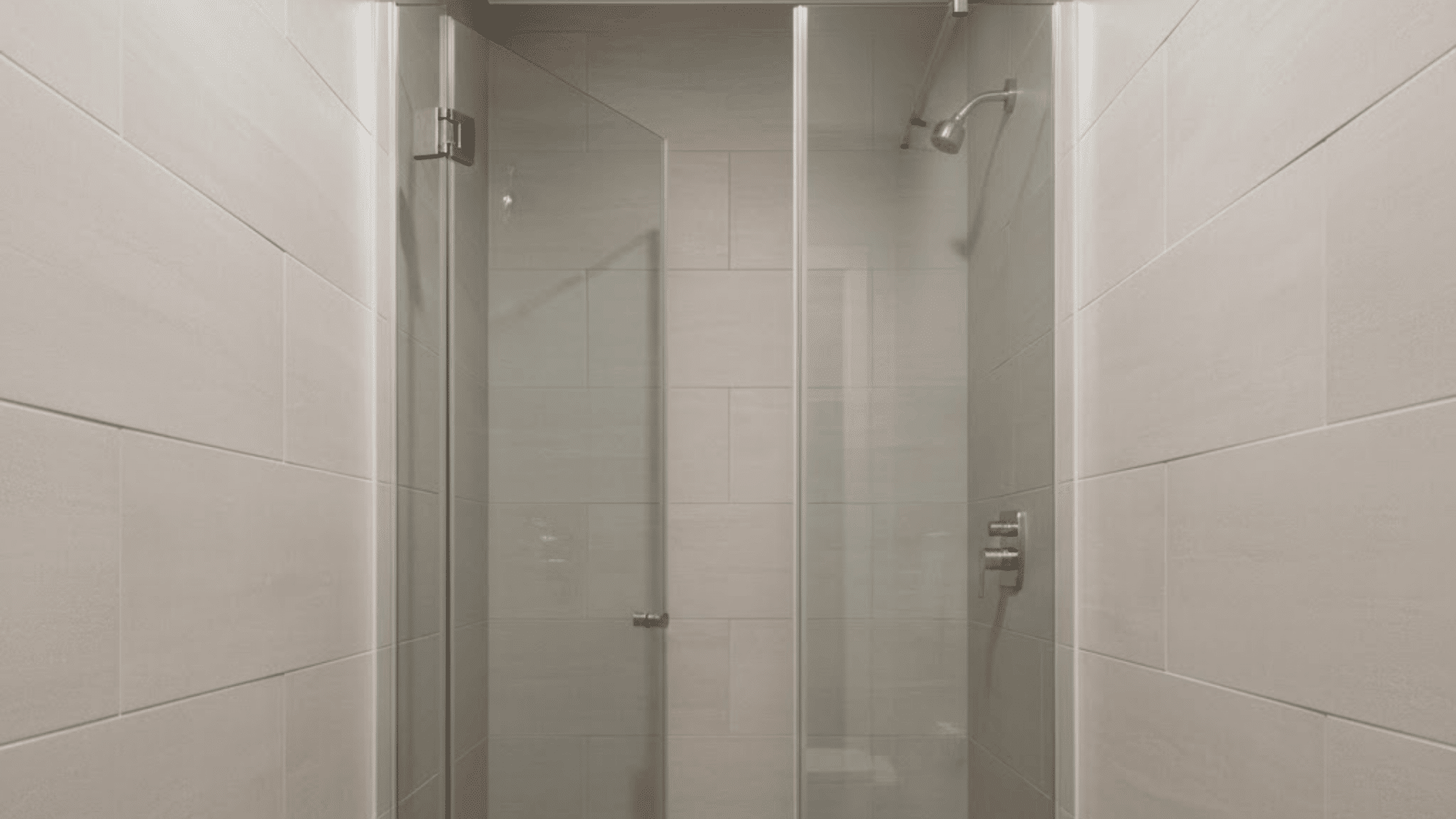 inward opening shower door