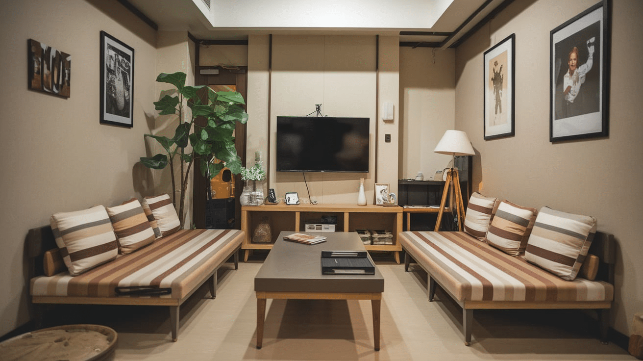 low profile furniture how to decorate a small living room