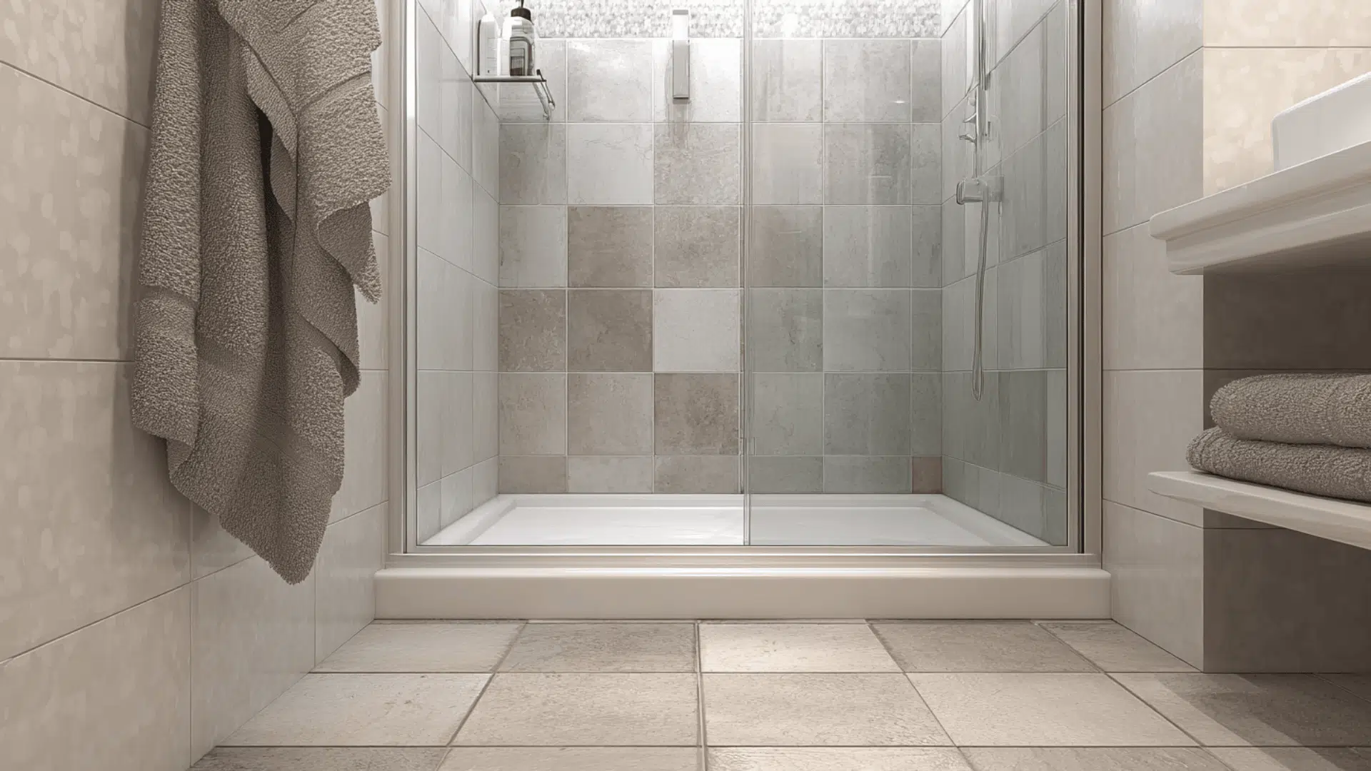 low profile shower base