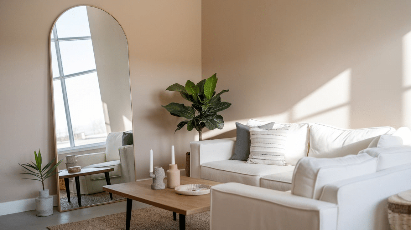 mirrors for light how to decorate a small living room