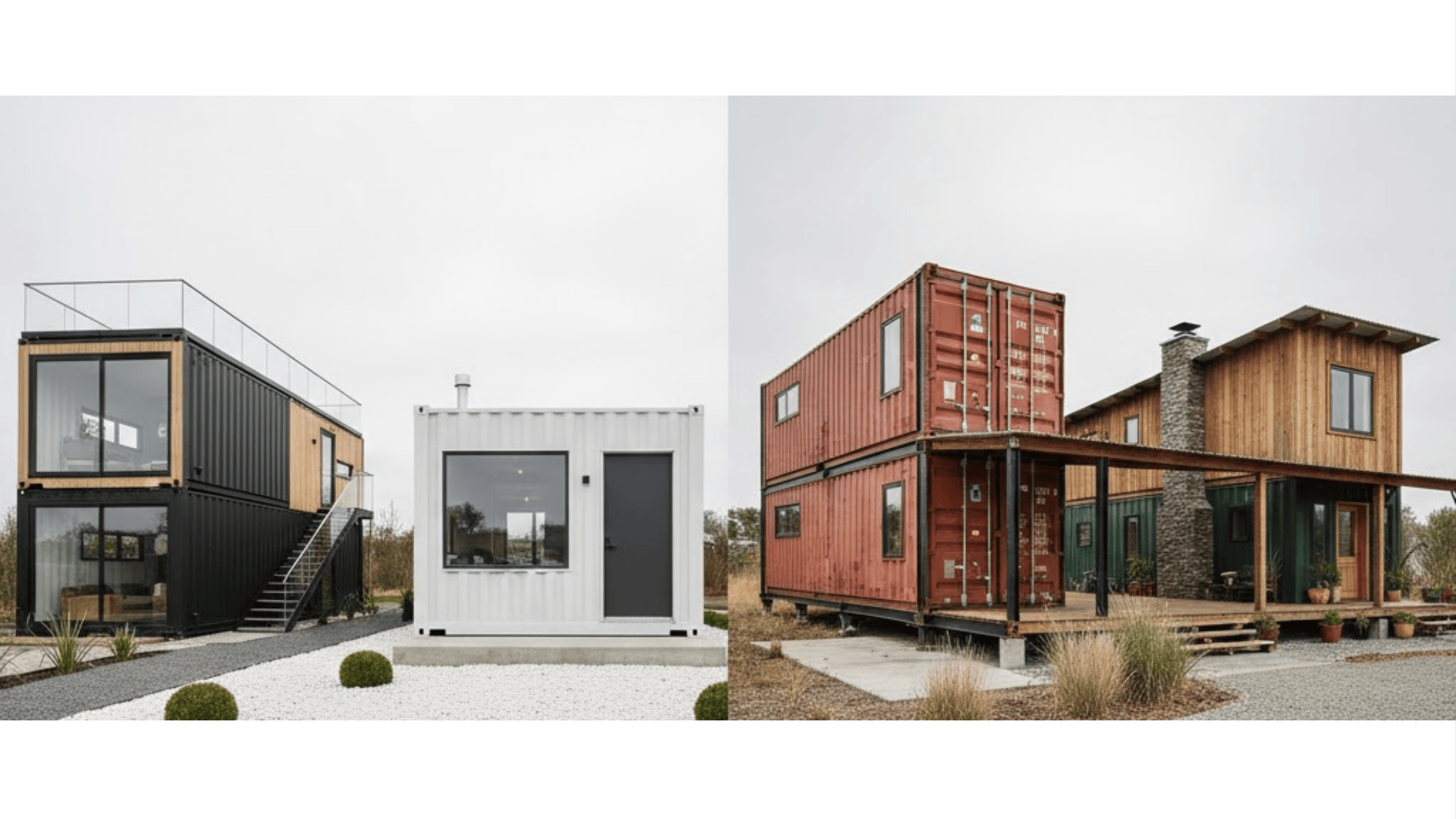 modern minimalist industrial and rustic styles