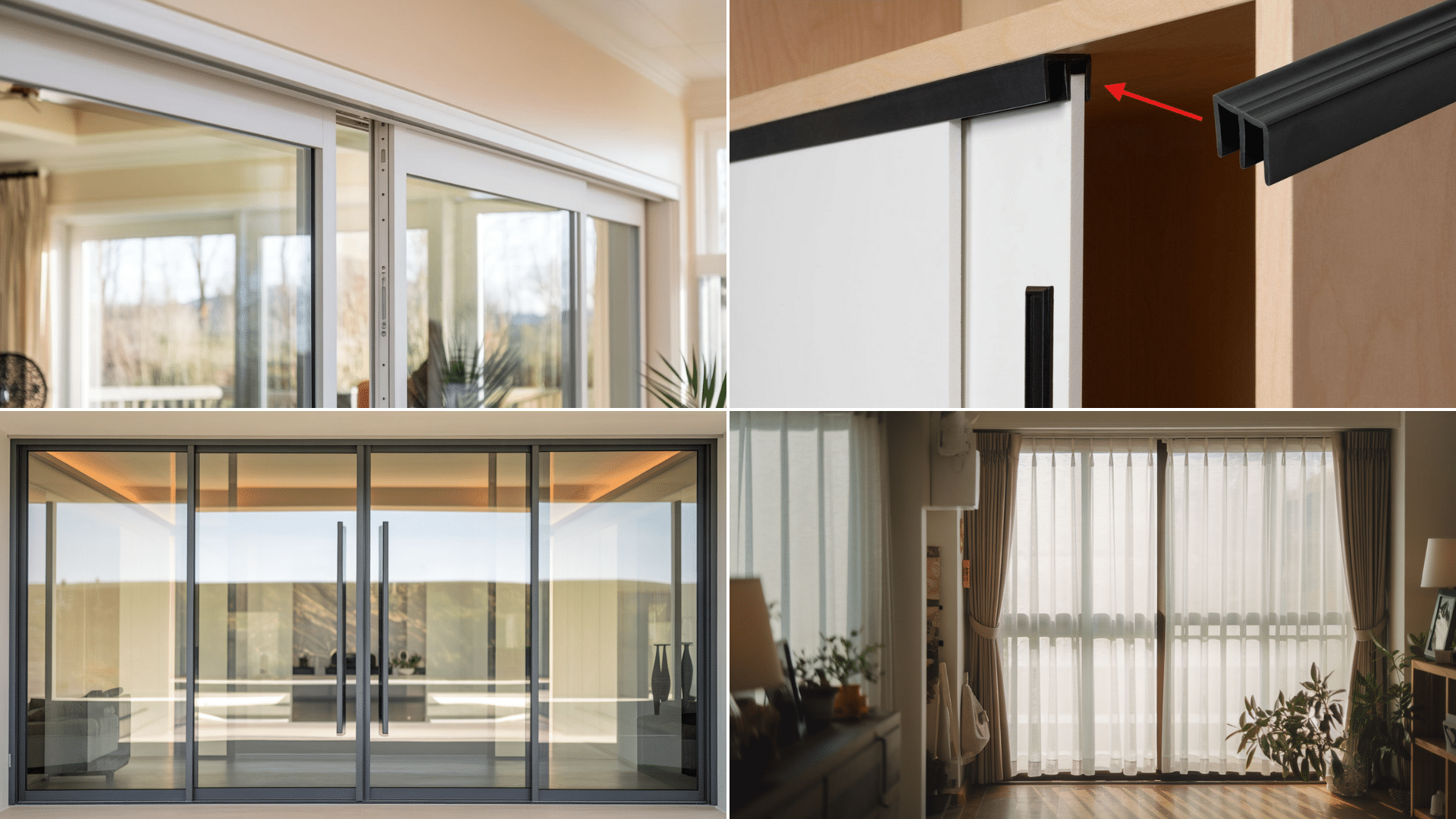 sliding door lift and glass protection