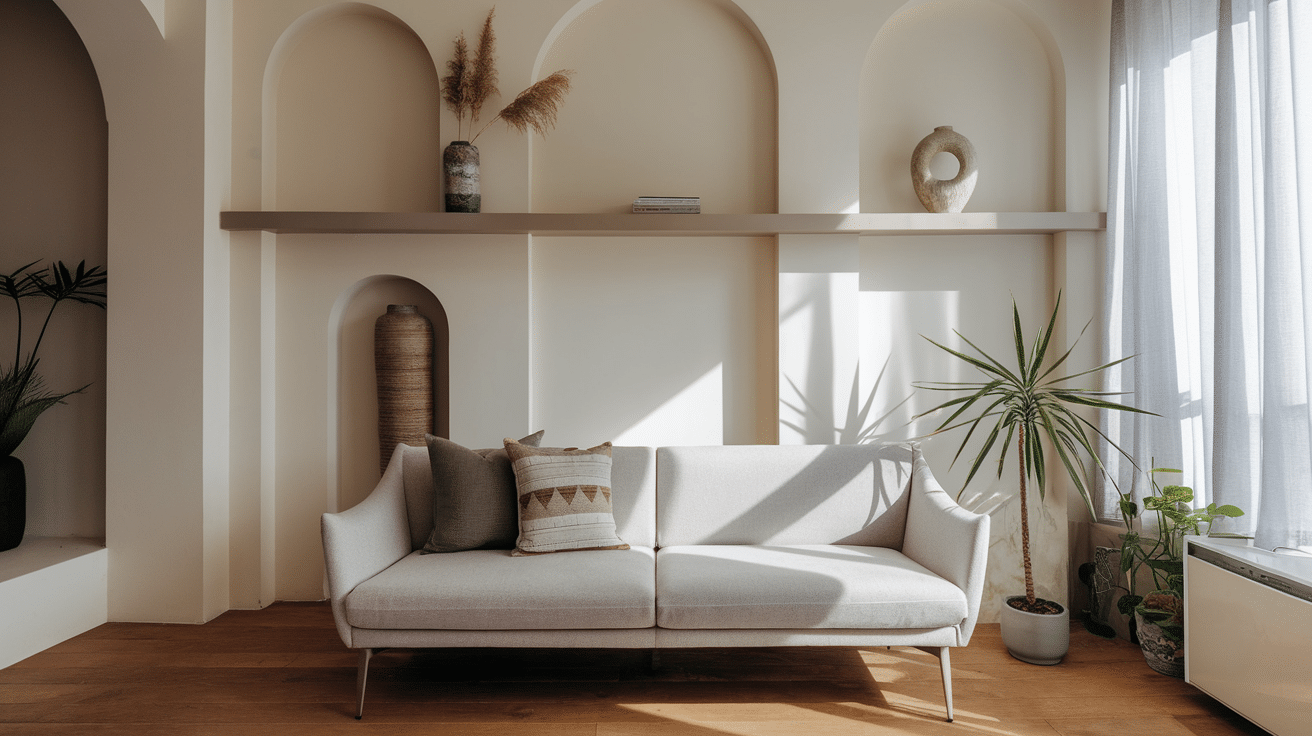 slim arm sofa how to decorate a small living room