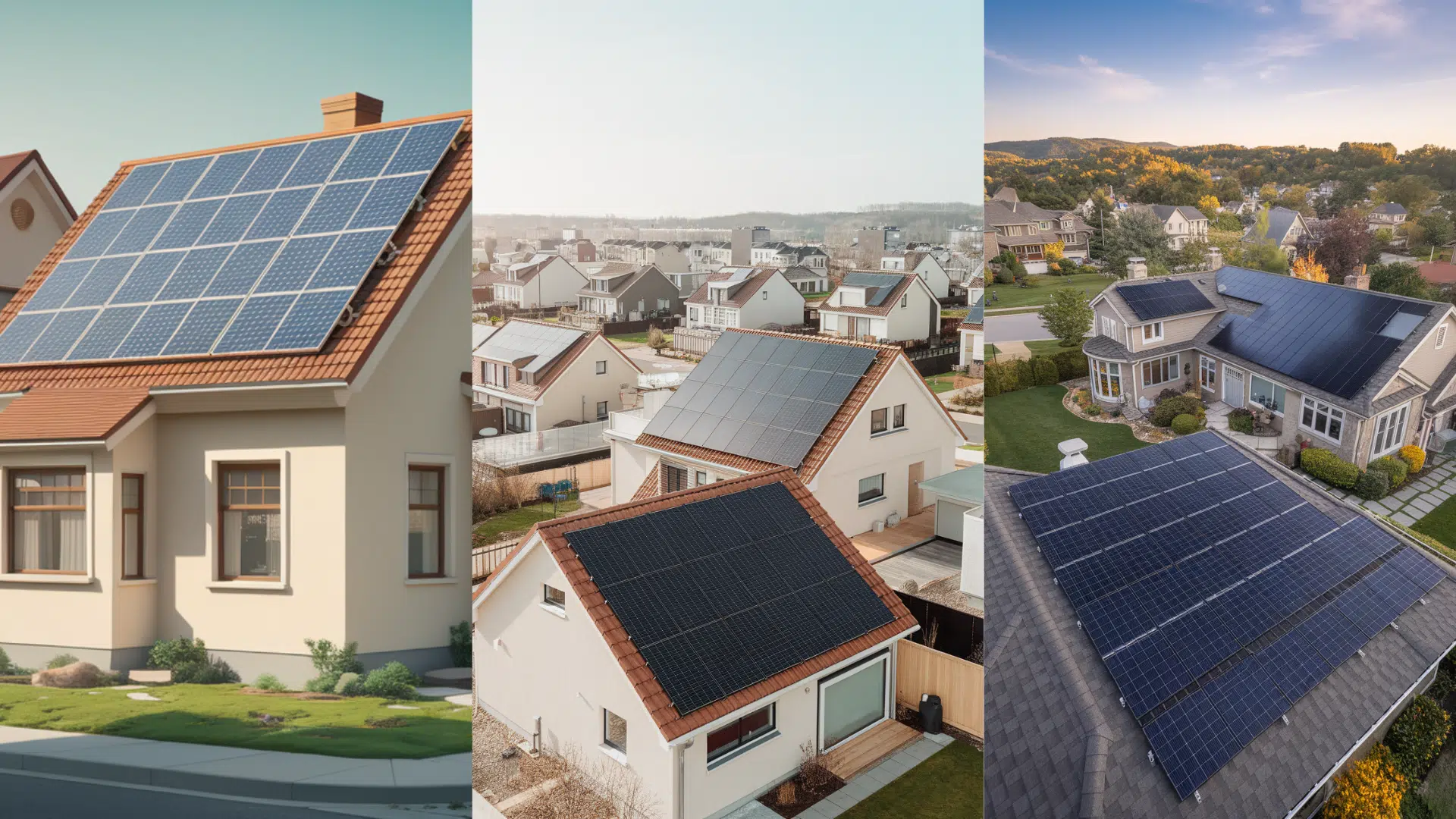 solar system size examples for common homes