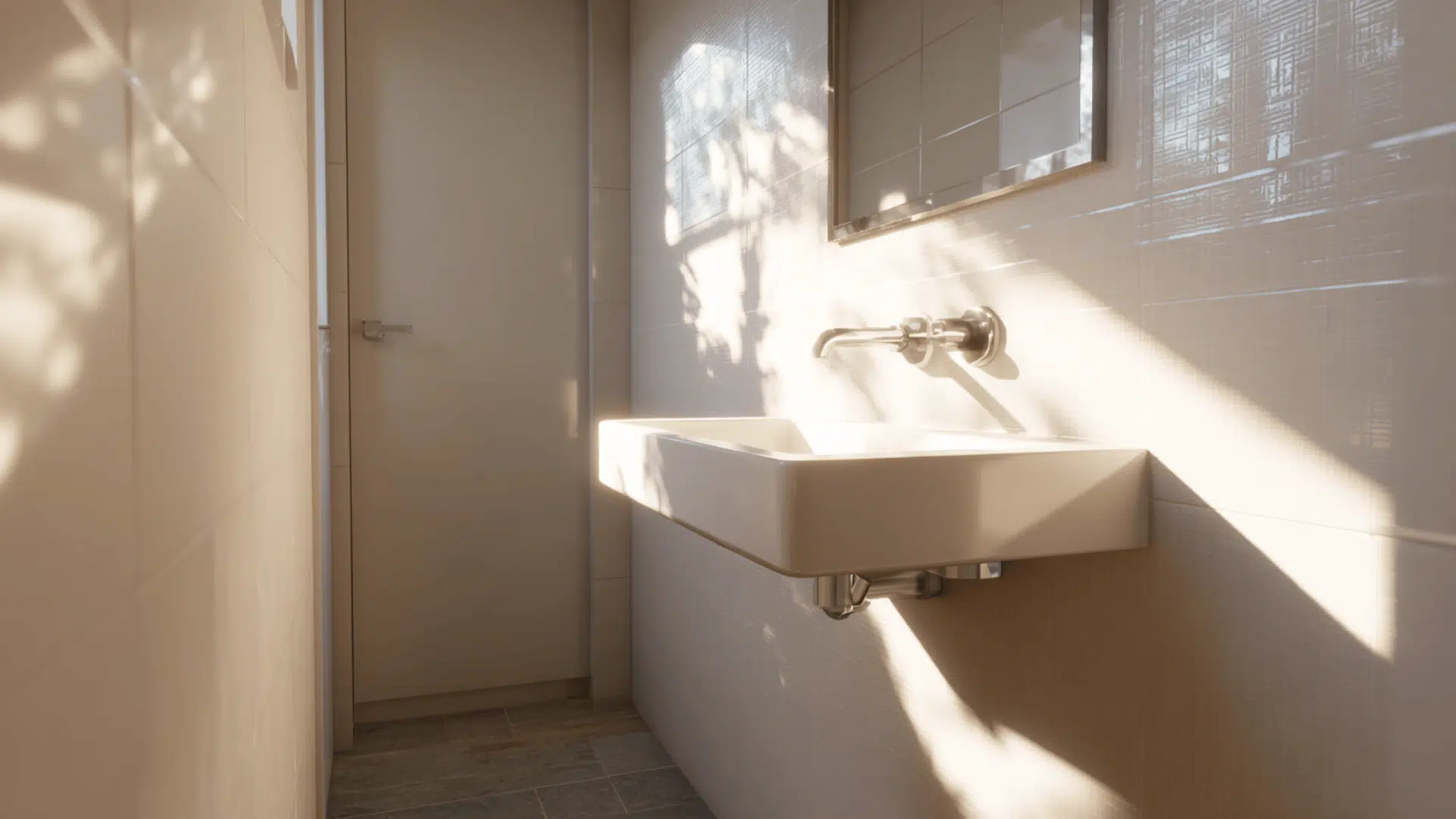 wall mounted sink