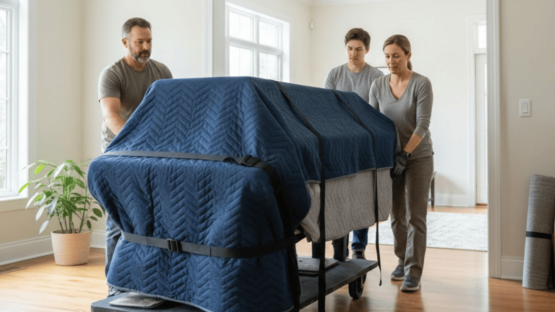 how to move a piano safely without damage or injury