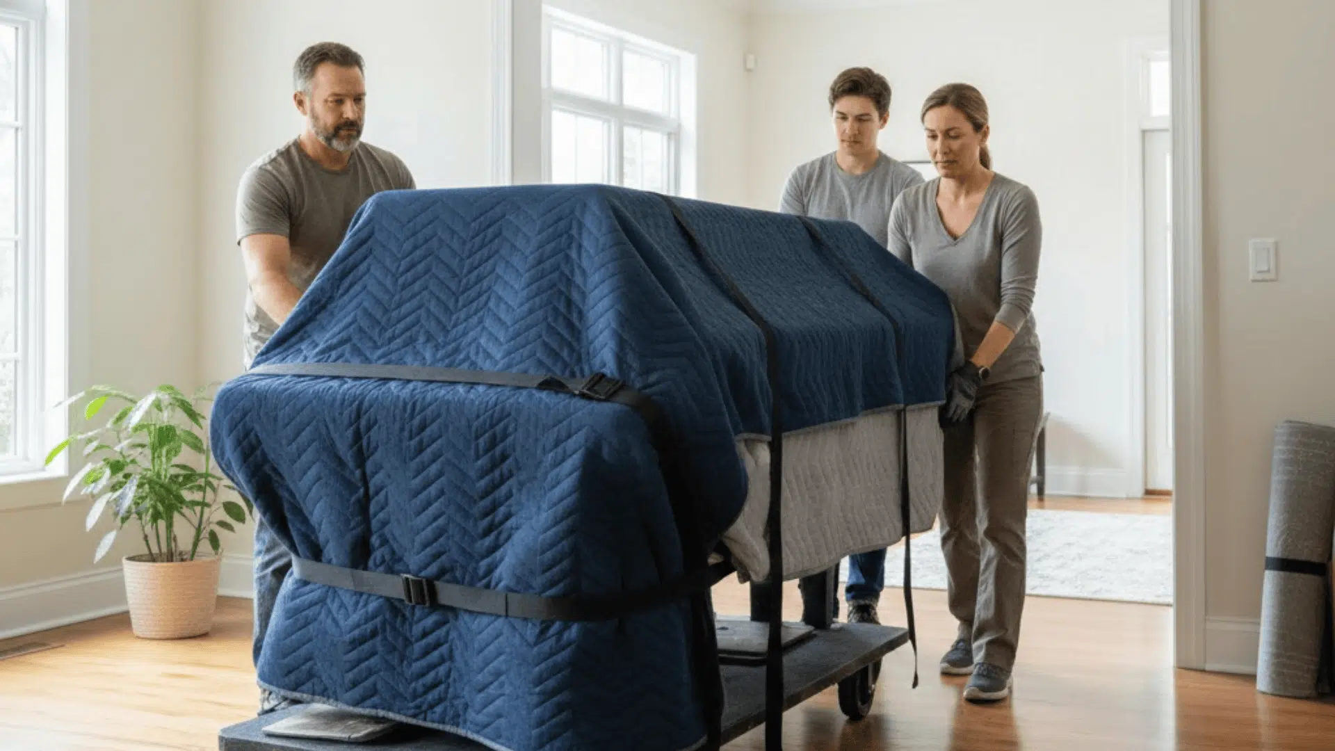 how to move a piano safely without damage or injury