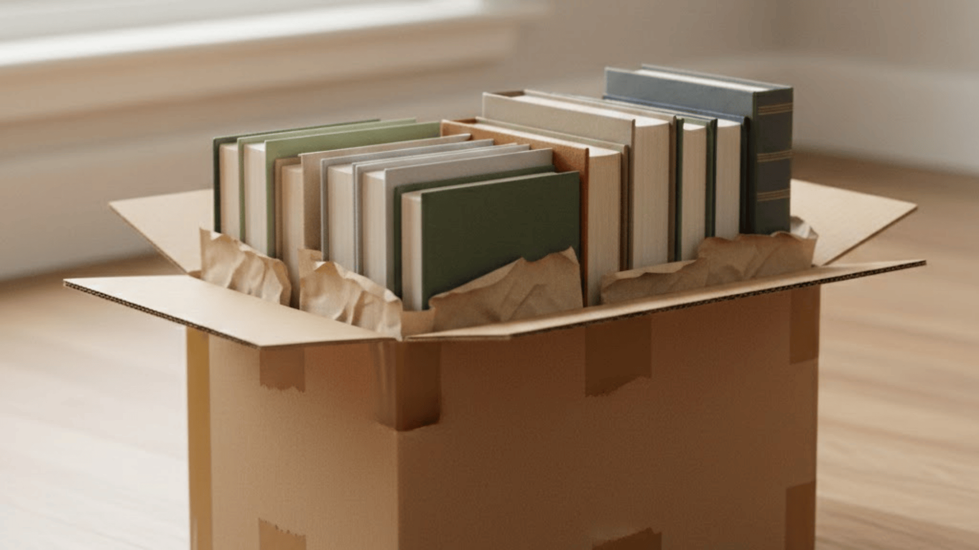 how to pack books for moving without damage or stress