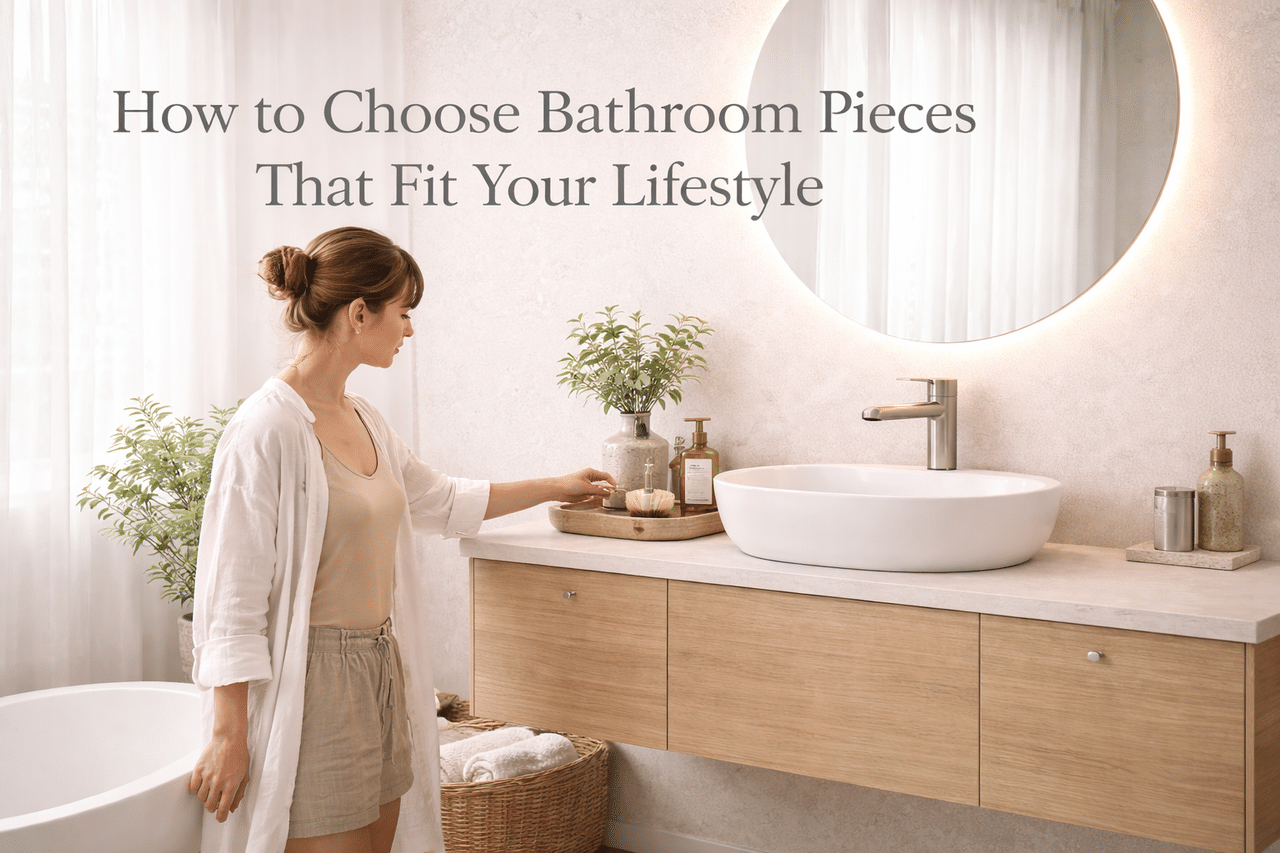 How to Choose Bathroom Pieces That Fit Your Lifestyle