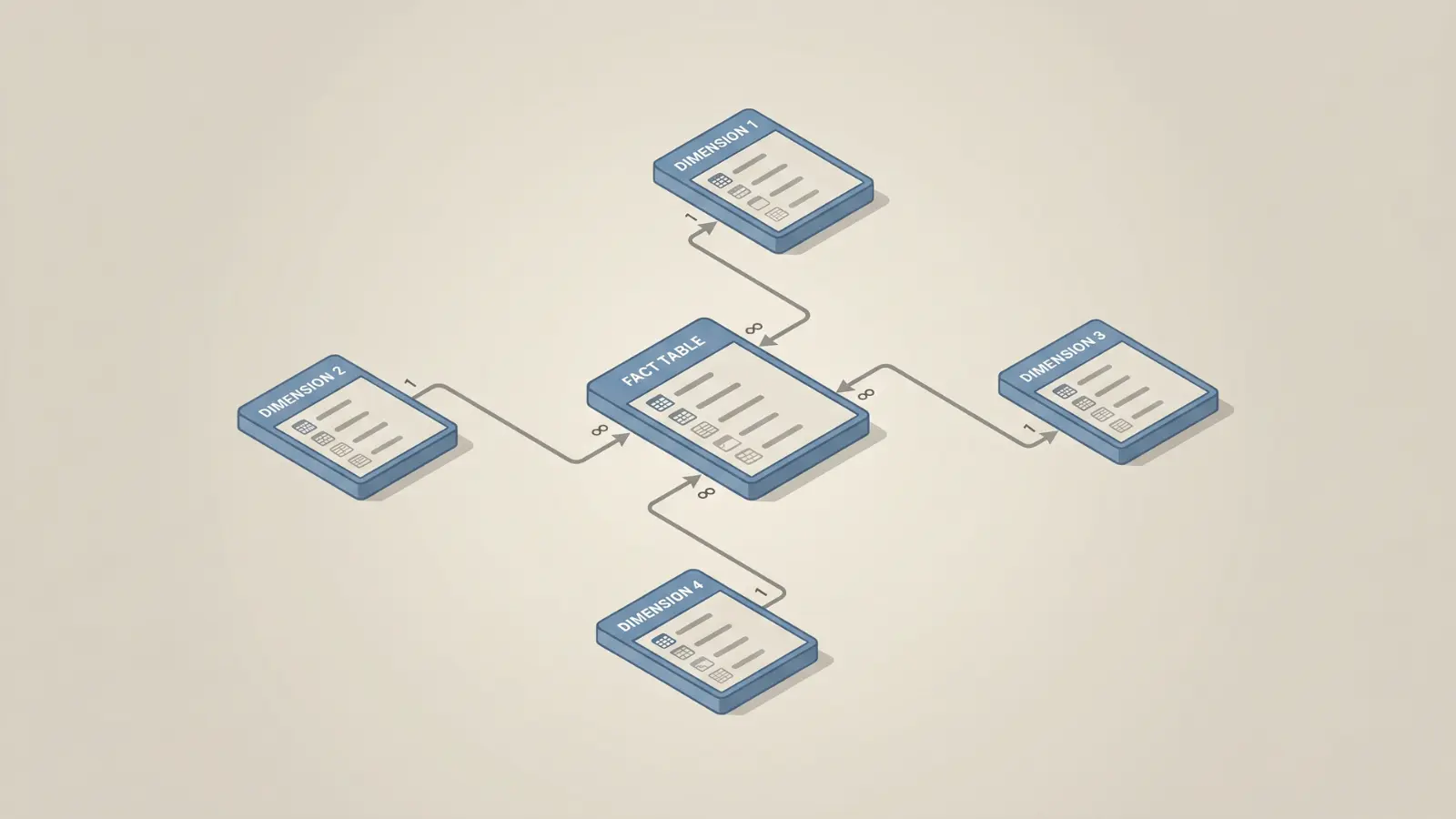 BI dashboard connected to a validated data warehouse reporting system
