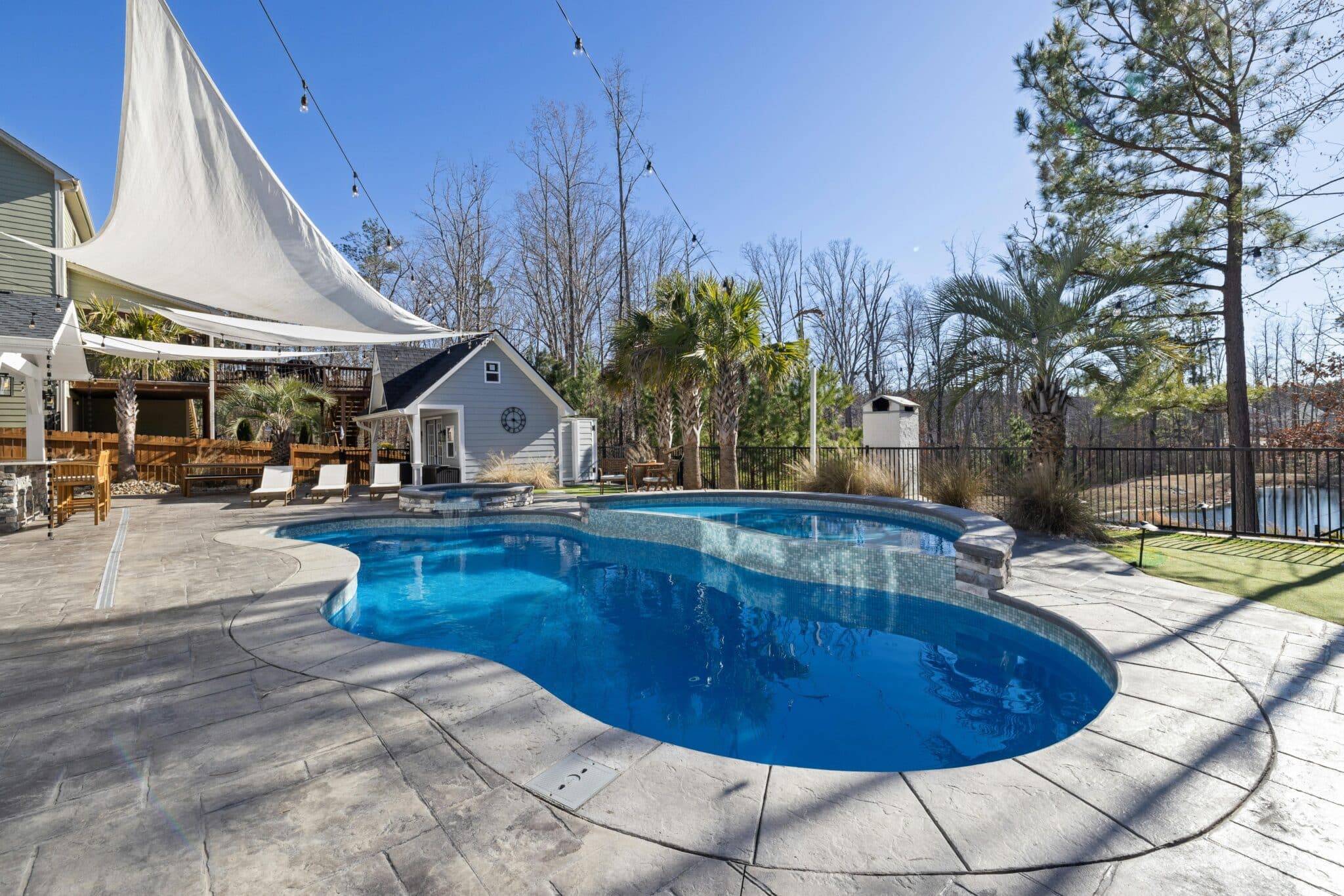 Backyard Pool Area