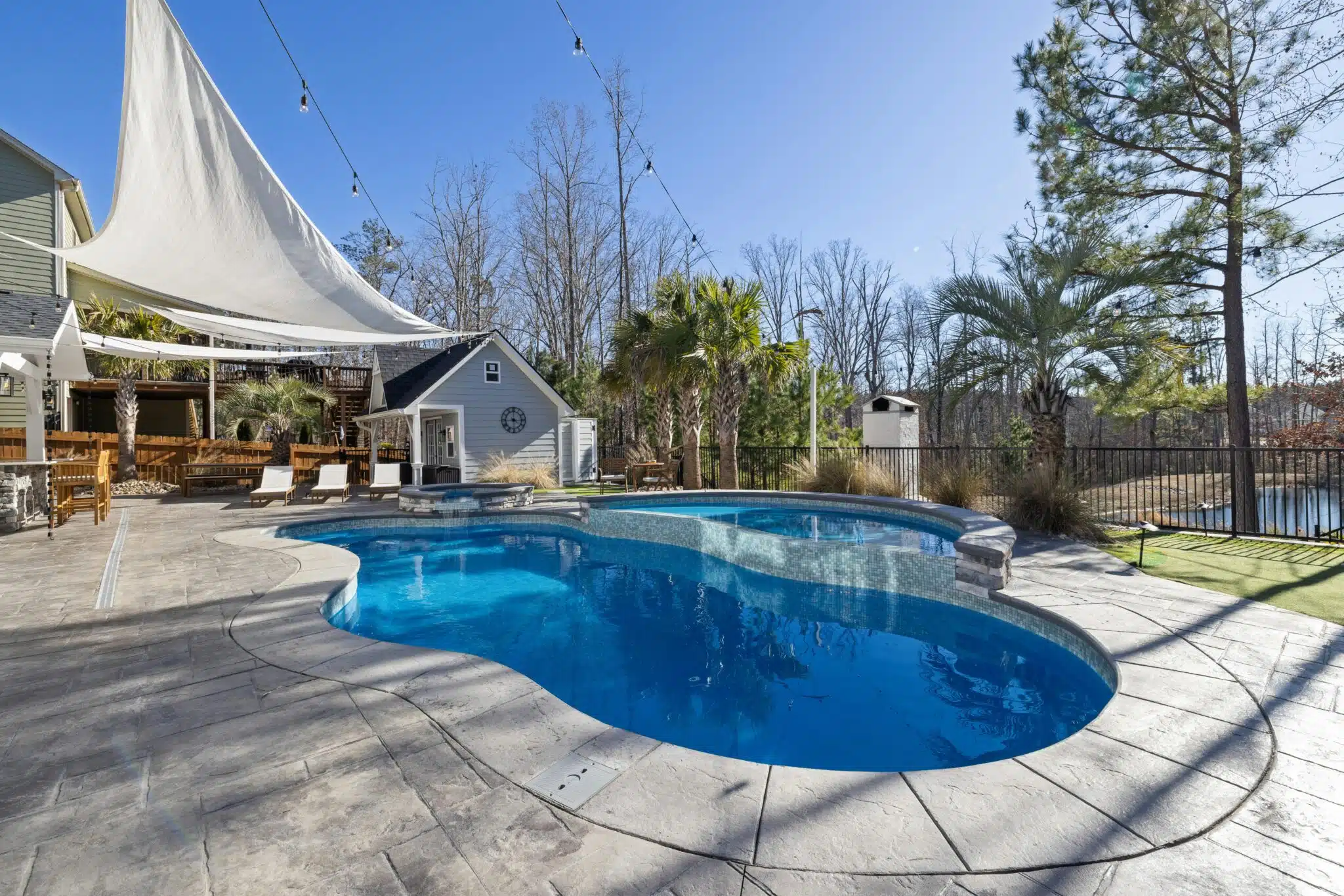 Backyard Pool Area