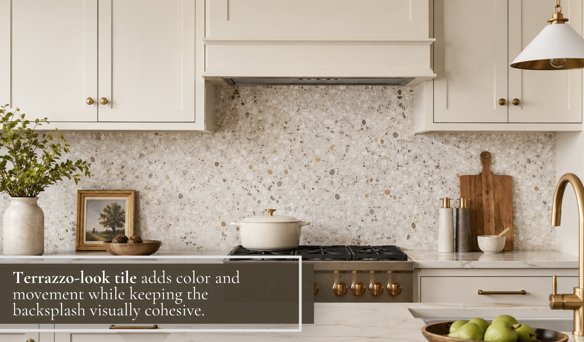 Terrazzo-look tile