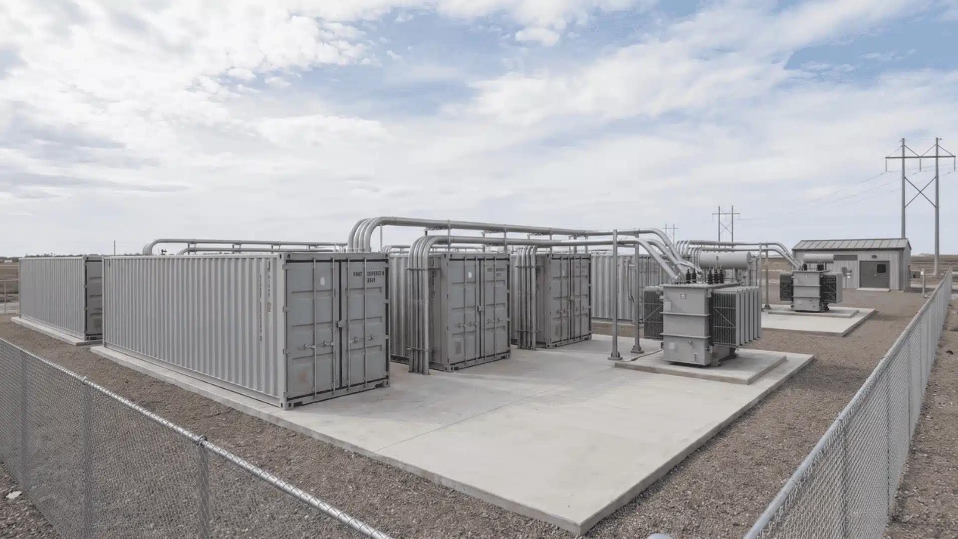 Renewable energy storage equipment and supporting infrastructure