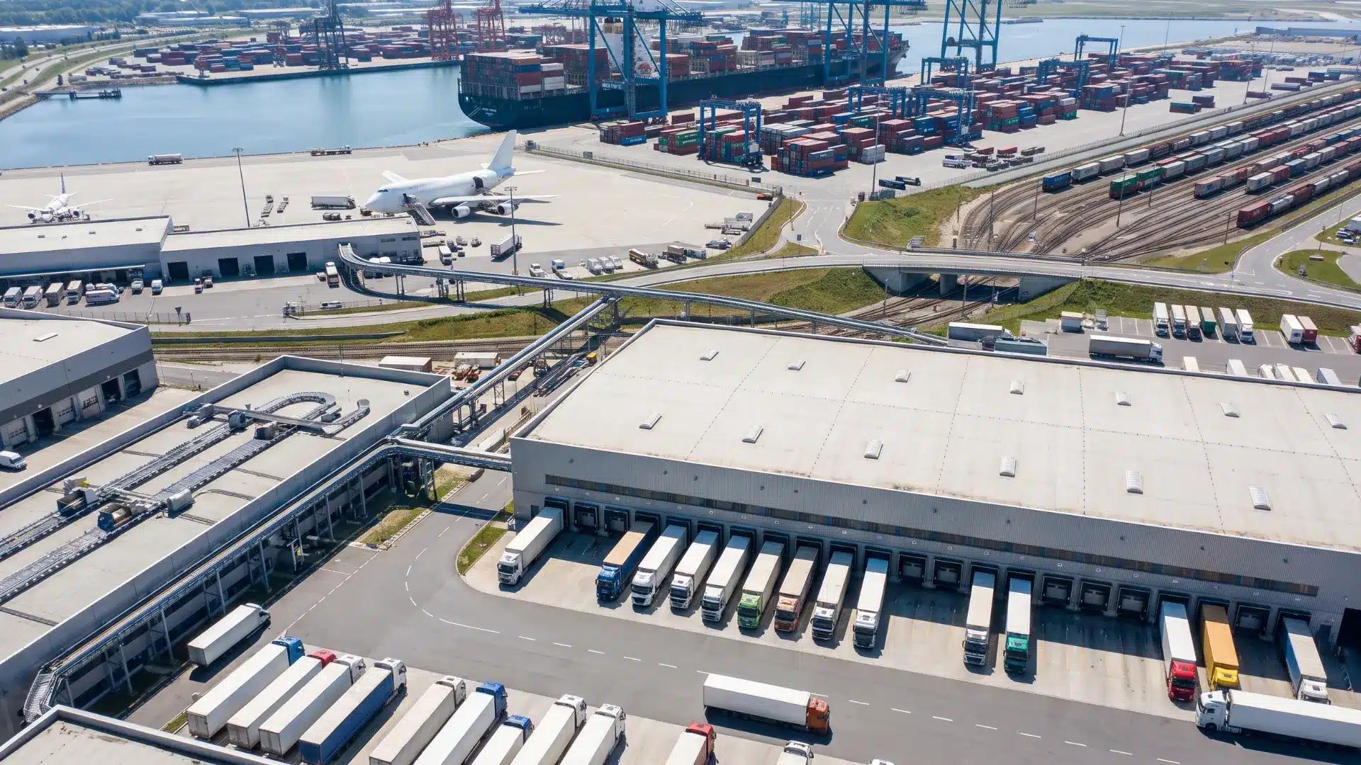 One logistics hub coordinates road, air, sea, and warehouse services for shippers seeking fewer providers.