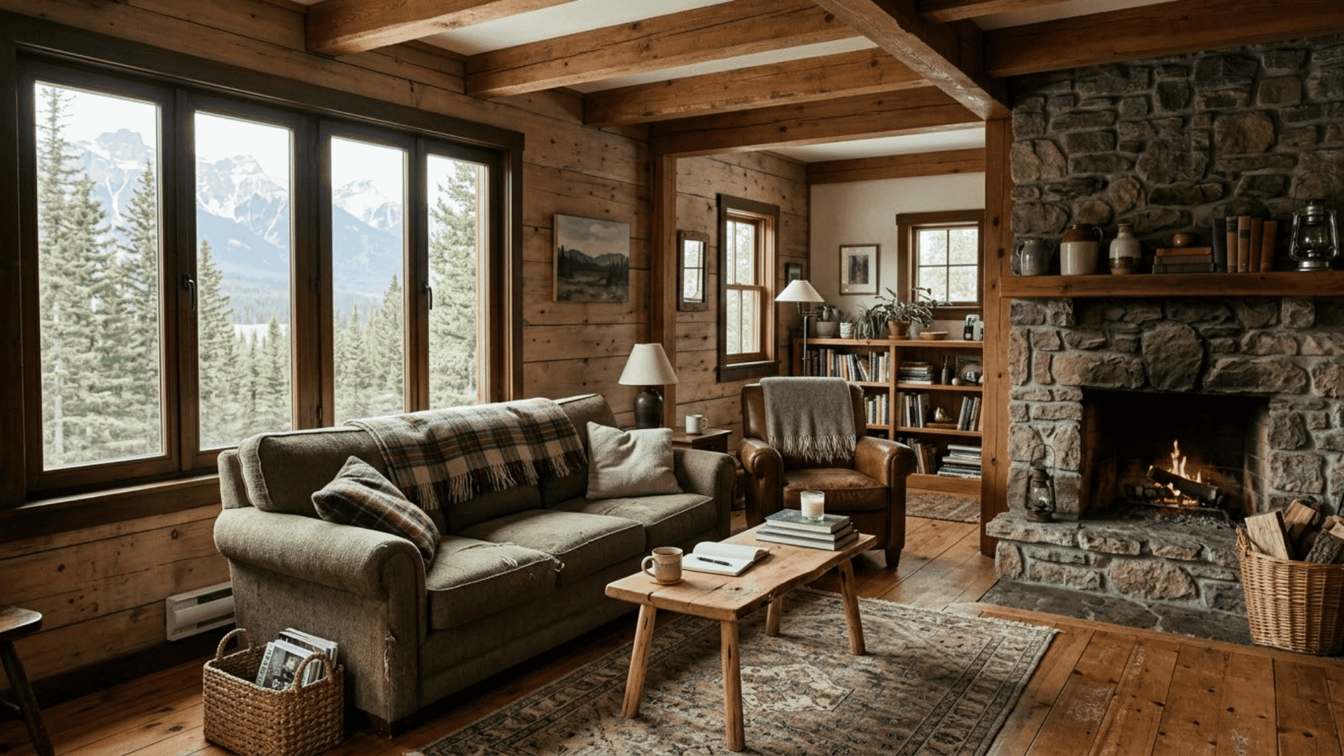 cozy-small-cabin-interior-ideas