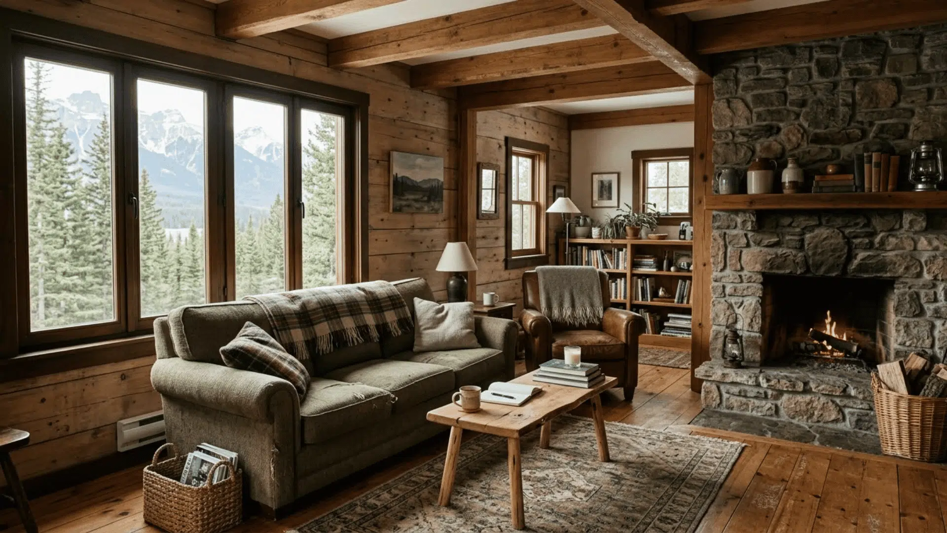 cozy-small-cabin-interior-ideas